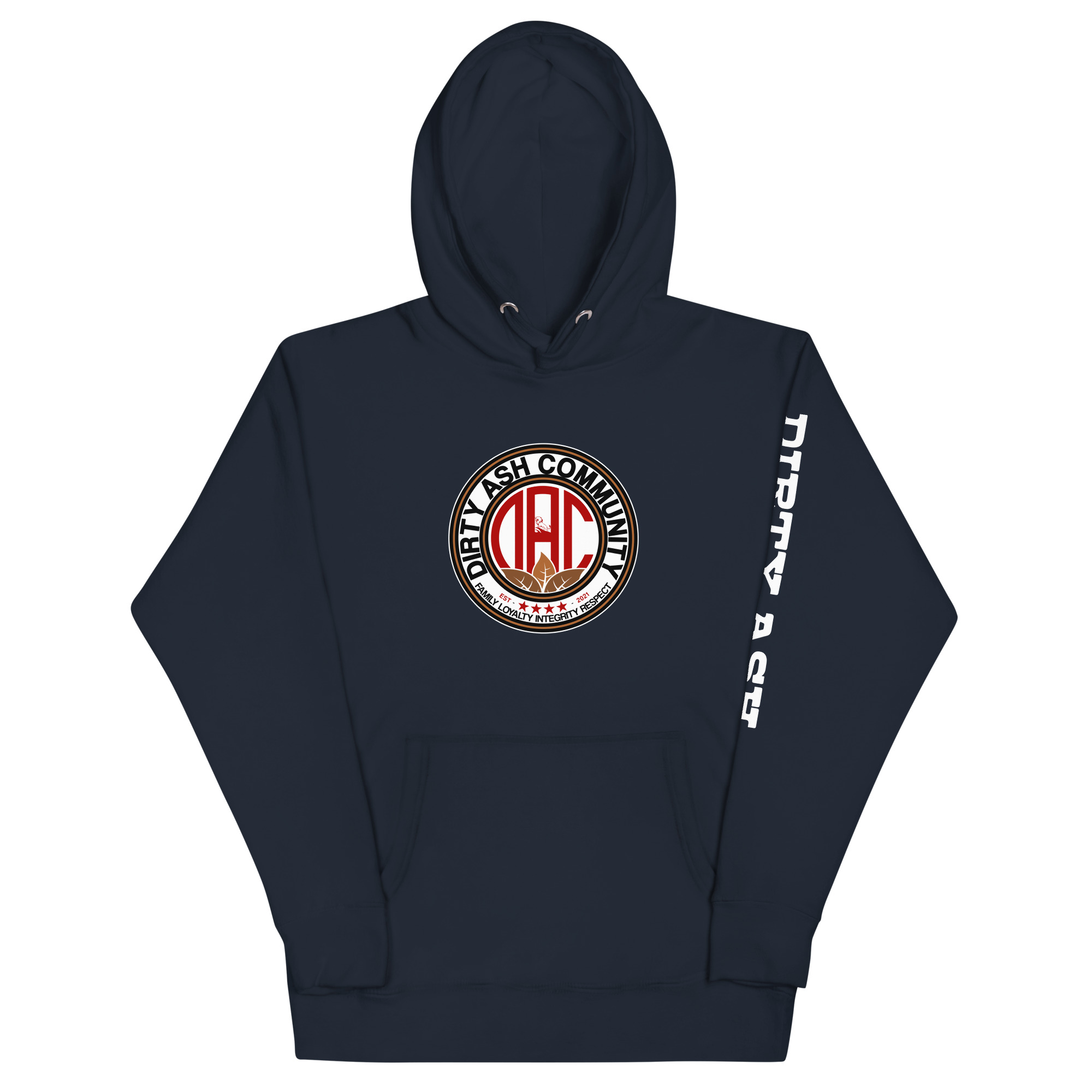 DAC Circle logo with Dirty Ash on Left Sleeve - Image 2